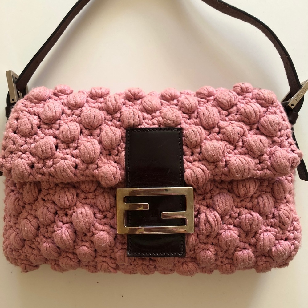 Vintage Fendi Baguette 👛 Popcorn Crochet